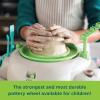 MindWare Pottery Wheel & 7.5 Pounds Air-Dry Clay Pottery Kit – Pottery Wheel for Kids and Beginners – Includes Pottery Wheel & Accessories – Ages 7 and Up