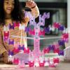 MindWare Q-BA-Maze: Sparkle Builder Set – Glitter & Pink Free-Form Marble-Run Mazes for Boys & Girls – Exciting Building Toys That Kids, Teens & Adults can Enjoy Together