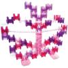 MindWare Q-BA-Maze: Sparkle Builder Set – Glitter & Pink Free-Form Marble-Run Mazes for Boys & Girls – Exciting Building Toys That Kids, Teens & Adults can Enjoy Together