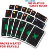 MindWare Qwirkle Rummy Card Game – Strategy Games for Adults and Family – Fun Family Games & Party Games for Adults – Match Shapes & Colors, Score Qwirkles to Win – Ages 8 and Up