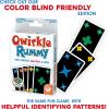 MindWare Qwirkle Rummy Card Game – Strategy Games for Adults and Family – Fun Family Games & Party Games for Adults – Match Shapes & Colors, Score Qwirkles to Win – Ages 8 and Up