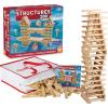MindWare KEVA Structures 600 Planks – Free-Form 3D Building kit for Kids – Create Your own Architecture Designs with Simple Wood Blocks