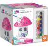 MindWare Paint Your Own Fairy Mushroom House Light – Craft Kit Includes 2 Tea Lights, Paint, Brushes and Instruction Guide