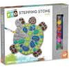 MindWare Turtle Stepping Stone Kit: Paint Your Own Stepping Stones for Kids Craft Kit Includes Paint, Brushes and Instructions