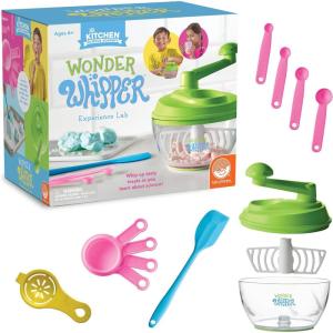 MindWare Kitchen Science Academy Wonder Whipper – Fun and Educational Cooking Set for Kids Ages 6 & Up – Crank Mixer and Kid-Friendly Kitchen Tools – Hands-On Learning Experience
