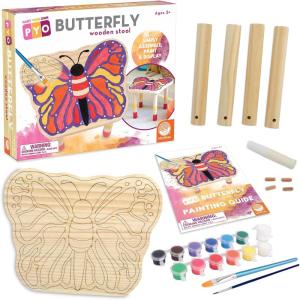 MindWare Paint Your Own Wooden Butterfly Stool