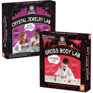 MindWare Science Academy Curious Kits (Crystal and Gross Body Labs) – Chemistry Kits for Kids