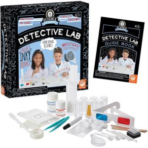 MindWare Science Academy Detective lab – Science Kits for Kids Age 8-12 – Kids Detective Kit Complete with 7 Forensics and Crime-Scene Investigations – Ages 8 and Up