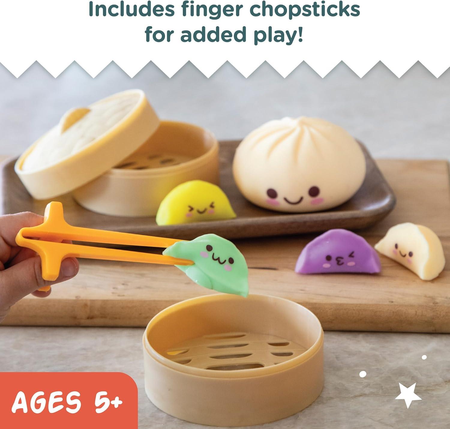 imageMindWare Foodie Fidgets Squishy Bao Bun and Dumplings Fidget Toys