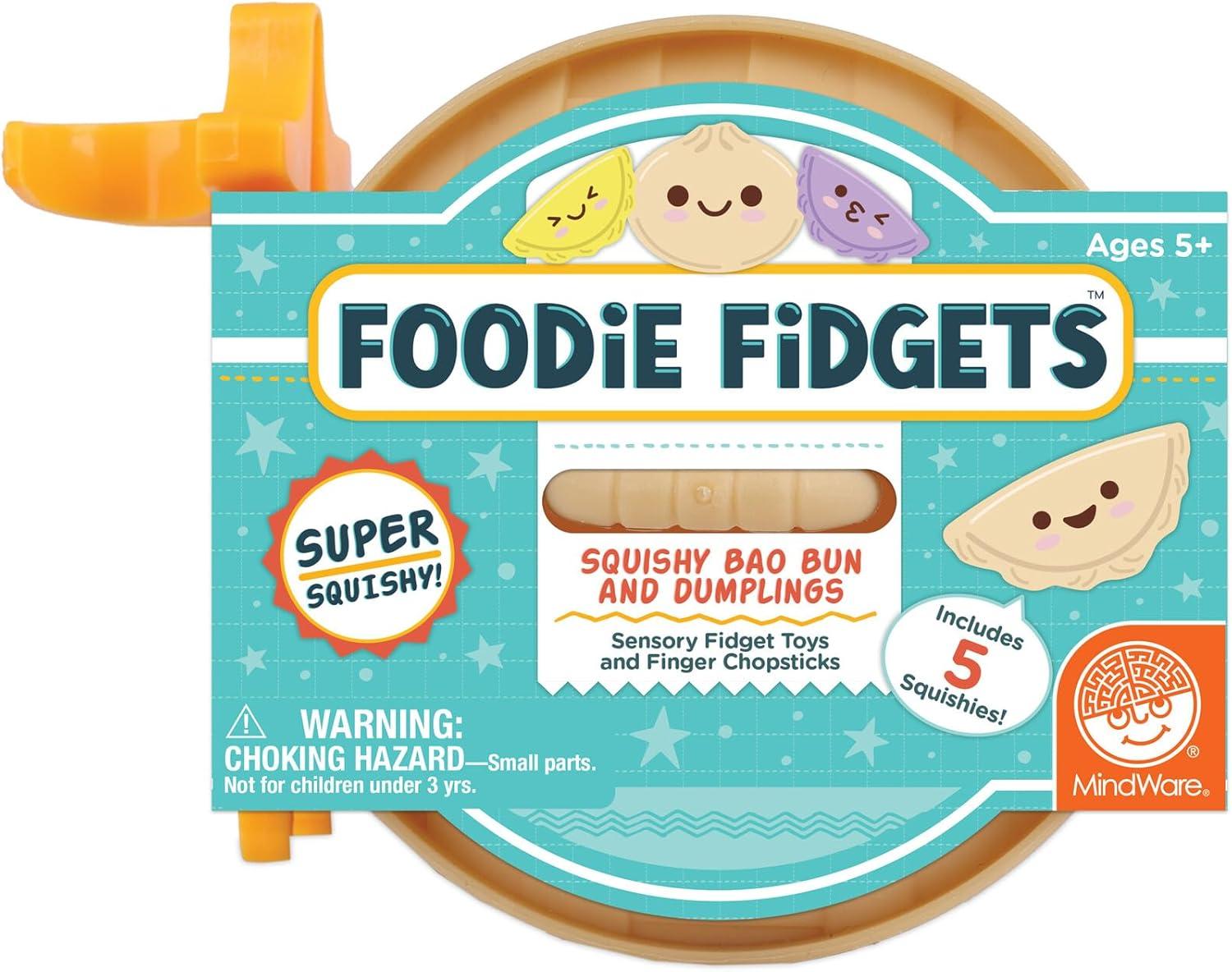imageMindWare Foodie Fidgets Squishy Bao Bun and Dumplings Fidget Toys