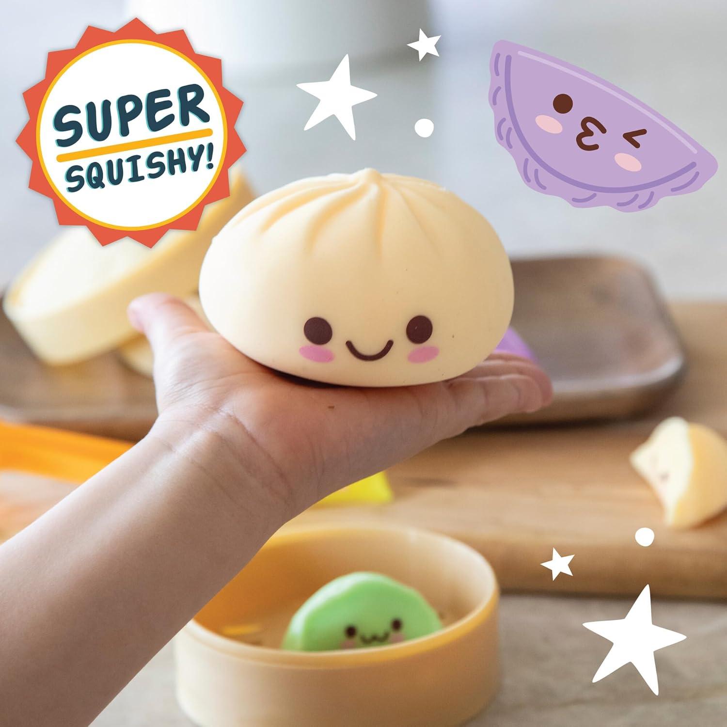 imageMindWare Foodie Fidgets Squishy Bao Bun and Dumplings Fidget Toys