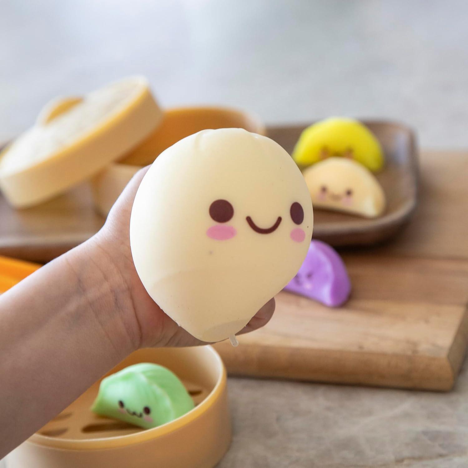 imageMindWare Foodie Fidgets Squishy Bao Bun and Dumplings Fidget Toys
