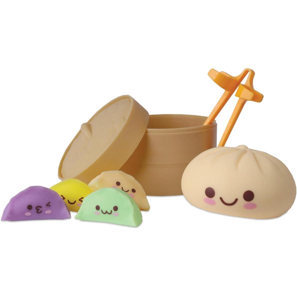 imageMindWare Foodie Fidgets Squishy Bao Bun and Dumplings Fidget Toys