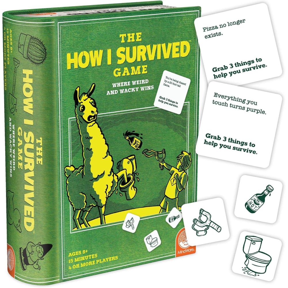 imageMindWare The How I Survived Card Game Hilarious for Kids ampamp Adults Laugh til You Cry Super Funny KidHumor Gift for Boys ampamp Girls Ages 8