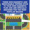 MindWare Flip Formers: Roads – Transform Your Existing Magnetic Building Tiles with These Foil Tile Toppers