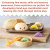 MindWare Foodie Fidgets Squishy Bao Bun and Dumplings Fidget Toys