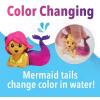 MindWare Mermaid Color Splash Water Park Bathtub Playset – Interactive Bath Toys with Color Changing Mermaid Doll Figures – Gift for 3 Year Olds and Up
