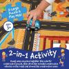 Peaceable Kingdom Puzzle and Play: Construction Site – 48-Piece Puzzle Includes 3 Wooden Construction Vehicles — Great for Home or Classroom Use — for Kids Ages 3 & Up