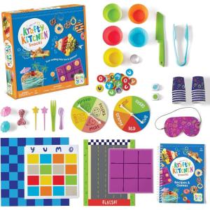 MindWare Best You Krafty Kitchen Snacks Kit, Kids Cooking and Snack Prep Set with Games and Recipes, Hands On Food Exploration Activity for Kids Ages 5 and Up, Healthy Eating Play Kit