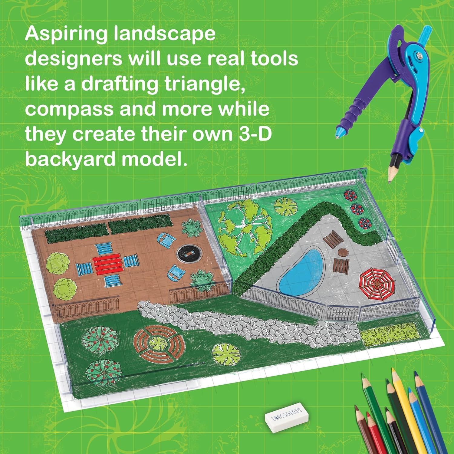 image:imageMindWare Artchitect Landscape Designer for Kids 3D Landscape Design Kit for Kids Ages 8 and Up Learn The Basics of Architecture As You Design Start to Finish