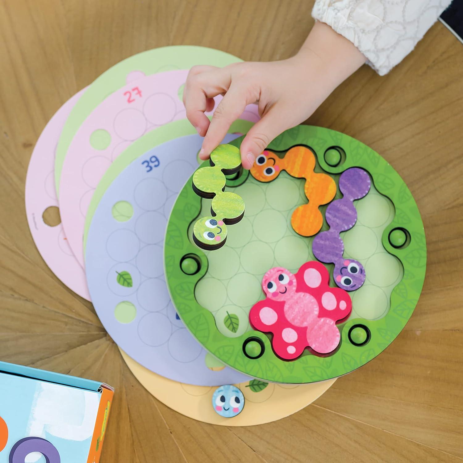 image:imagePeaceable Kingdom Color Clue Caterpillars Magnetic Puzzles for Kids Ages 4 and Up
