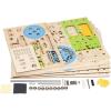 MindWare Gearjits: Carnival Marble Coaster – Wooden Puzzle Marble Run Set for Adults and Kids Ages 12 & Up