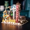 MindWare Gearjits: Carnival Marble Coaster – Wooden Puzzle Marble Run Set for Adults and Kids Ages 12 & Up