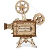 MindWare Gearjits Movie Projector – Wooden 3D Mechanical Model Kit for Adults and Teens, Build Your Own Working Projector
