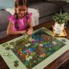 Peaceable Kingdom Twilight Fairies Puzzle – 100-Pc. Seek & Find Glow Puzzle for Kids Ages 6 & Up – Included Blacklight Reveals Hidden Items – Great for Home or Classrooms