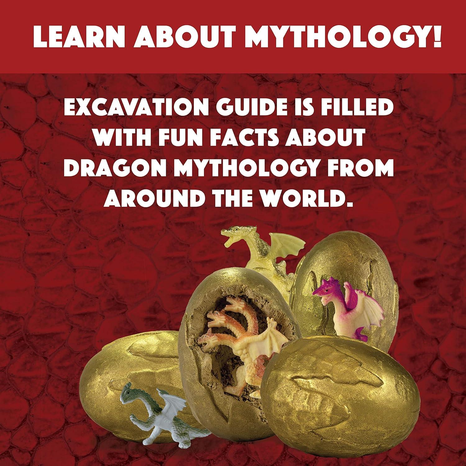 image:imageMindWare Dig It Up Discoveries Dragon Eggs Dig Kit Includes 12 Dragon Eggs with Toys Inside Chisel Tools Instruction Sheets amp Excavation Guidebook