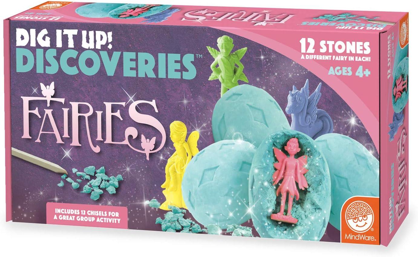 image:imageMindWare Dig It Up Discoveries Fairies Dig Kit 12 Surprise Eggs and 12 Fairies Toys for Girls amp Boys Great for Birthday Party Kids Activities Ages 4 and Up