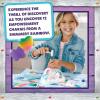 MindWare Dig It Up! Rainbow Shaped Discovery for Girls – Kit Includes 13 Charms for Find, 2 Chiseling Tools, Hammer, Excavation Brush, Sponge, Poster and Guidebook – Ages 4 and Up