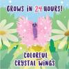 MindWare Sparkle Formations Crystal Butterflies Science Kit with Crystal Growing Experiment for Kids Ages 8 and Up, Grow and Display Colorful Crystal Wings, Includes 2 Butterfly Models