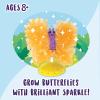 MindWare Sparkle Formations Crystal Butterflies Science Kit with Crystal Growing Experiment for Kids Ages 8 and Up, Grow and Display Colorful Crystal Wings, Includes 2 Butterfly Models