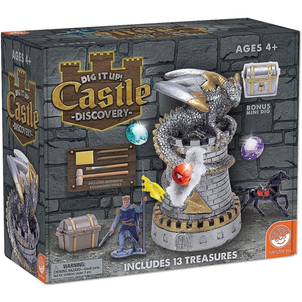 image:imageMindWare Dig It Up Castle Discovery FantasyThemed Excavation Kit for Kids Includes 12 Dig Bricks Tools and Instructions Ages 4