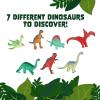DIG IT UP! The Big Egg, Dinosaur Excavation Kit, Seven Different Dinosaurs Included STEM Kids Games