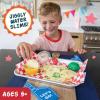 Foodie Fidget Fan Foods – Nacho Tray Sensory Toy Set with Flexible Chips, Nacho Cheese Slime & Tactile Toppings – Calming Fidget Play for Kids Ages 5+