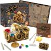MindWare Dig It Up Discoveries Pirate: Giant Discovery Project for Kids – Dig up 13 Inspiring Charms – Includes a Bonus dig, 2 chisels and 1 Poster Filled with Pirate Facts and lore