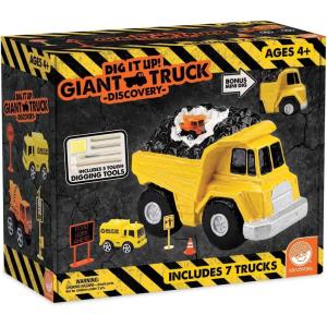Dig It Up! Giant Truck Discovery – Includes 31 piece Kit – Gift and Construction Party Activity