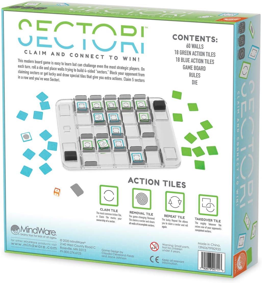 image:imageSectori Strategy Board Games for 2 Players for Family Night or for Kids and Adults Ages 7