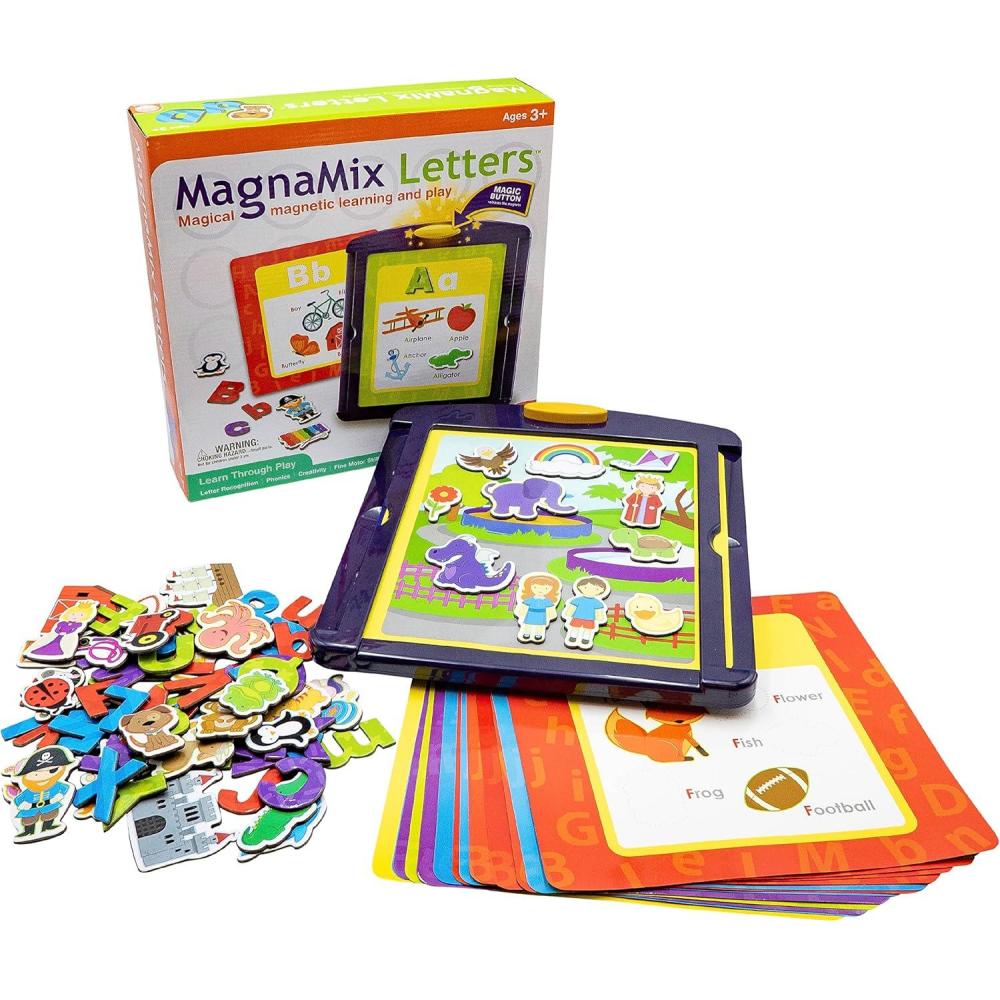 image:imageMindware MagnaMix Alphabet Letter Recognition and Phonics for Kids Learning Resources Kids Games