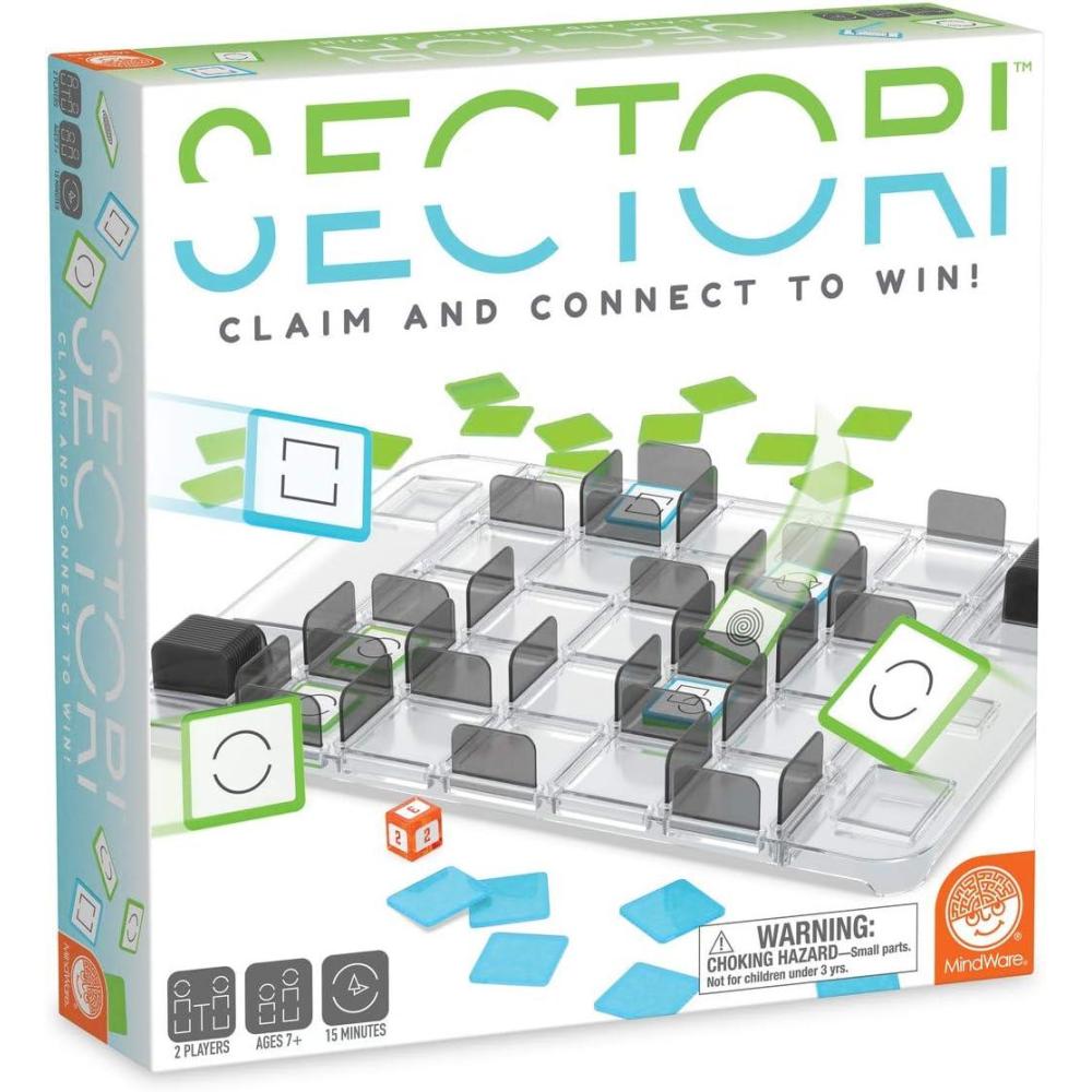image:imageSectori Strategy Board Games for 2 Players for Family Night or for Kids and Adults Ages 7