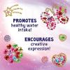 MindWare Cute & Custom Gem Water Bottle Decorating Kit, DIY Craft Activity with Stainless Steel Bottle and Gem Stickers, Creative Personalization Toy for Kids Ages 5 and Up, Arts and Crafts Gift