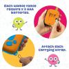 Walkie Talk-Along Scavenger Hunt & Adventure Set – 2 Rugged Walkie Talkies (1,000 ft Range) + 24 Mission Cards – Outdoor Backyard Games for Kids Ages 3+