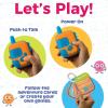 Walkie Talk-Along Scavenger Hunt & Adventure Set – 2 Rugged Walkie Talkies (1,000 ft Range) + 24 Mission Cards – Outdoor Backyard Games for Kids Ages 3+