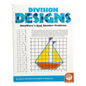 MindWare Math Mosaics: Division Designs – Math Coloring Book for Kids with Problem-Solving and Art Integration, Ages 8 and Up
