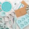 MindWare Playful Chef: Master Series Baking Challenge Kit for Kids – 26 Kid-Sized Utensils with 3 Baking Challenges – Real Kitchen Lessons for Boys & Girls – Ages 8 & up