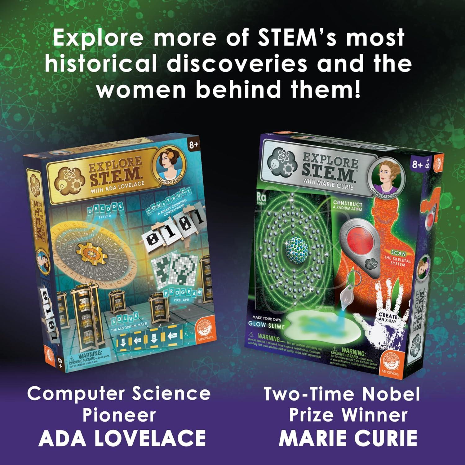 image:imageMindWare Explore STEM with Marie Curie Science Kit STEM Projects for Kids Ages 8 amp Up