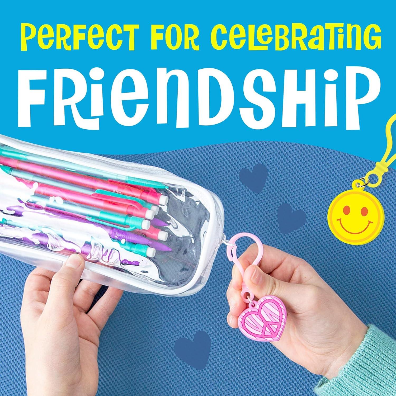 image:imagePeaceable Kingdom Valentines Box for Kids Valentines Day Box Kit for Valentines Cards for Kids Classroom Rainbow Mailbox KitBackpack Charm Valentines