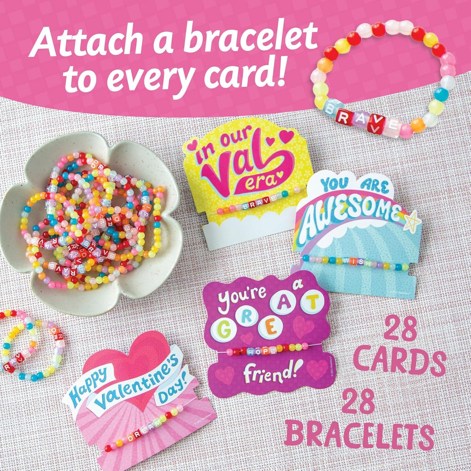 image:imagePeaceable Kingdom Valentines Box for Kids Valentines Day Box Kit for Valentines Cards for Kids Classroom Rainbow Mailbox KitFriendship Bracelet Valentines